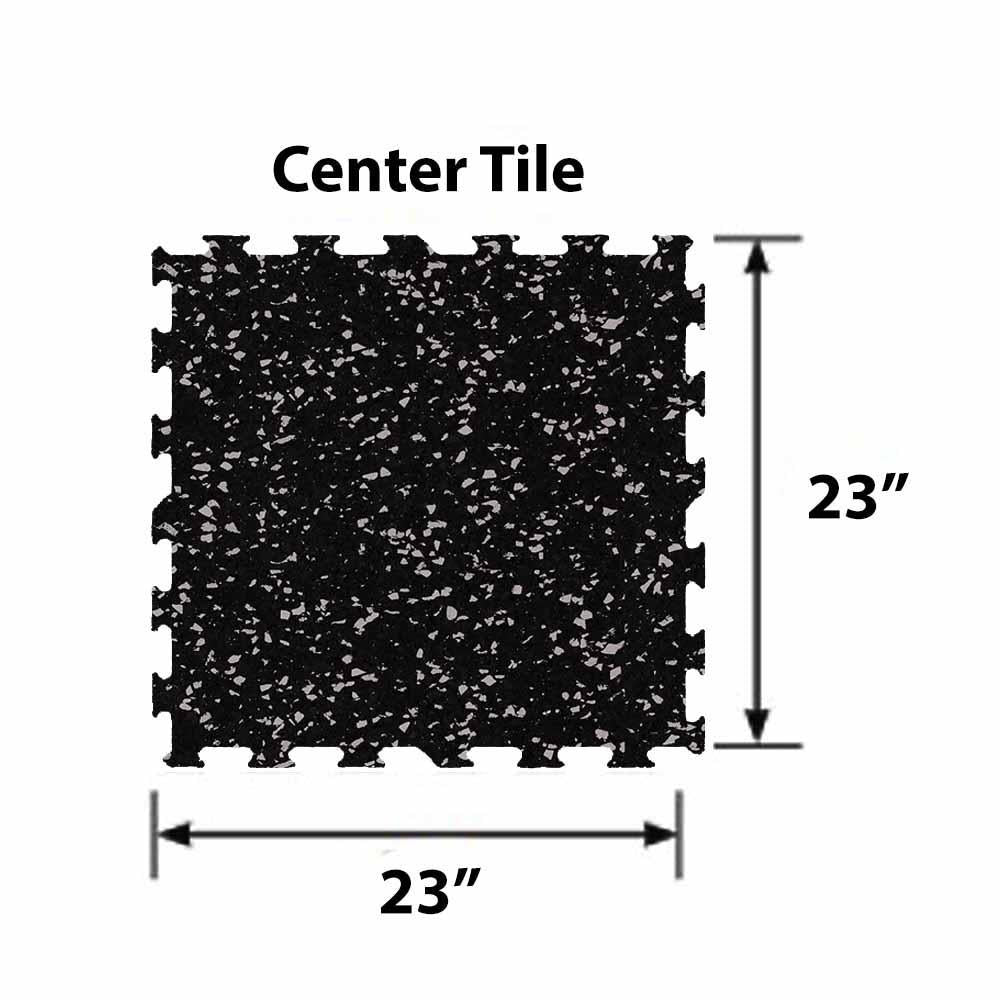 23" x 23" x 8mm Interlocking Puzzle Tile