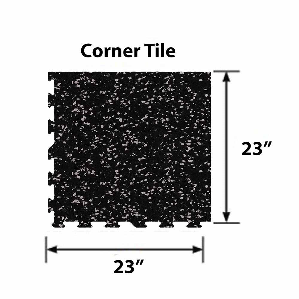 23" x 23" x 8mm Interlocking Puzzle Tile