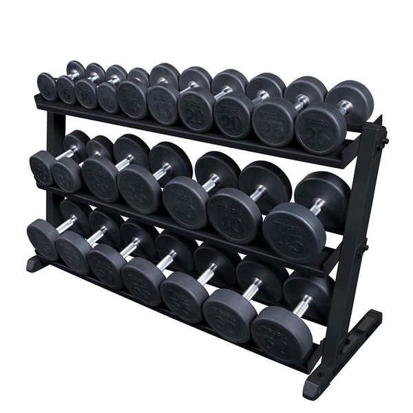 Body-Solid 2 Tier Horizontal Dumbbell Rack #GDR60B