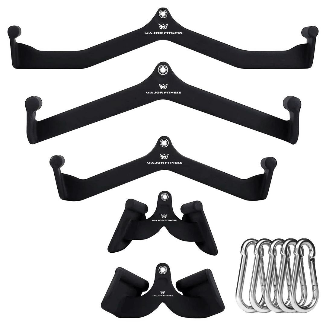 Major Fitness 5pcs Cable Lat-Pull-Down Bar Combo