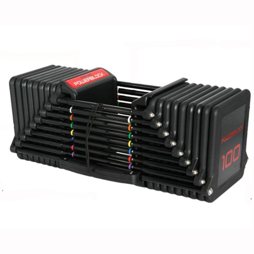PowerBlock Commercial Pro 100 Adjustable Dumbbell Set