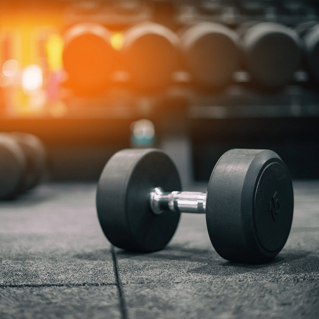 Rubber Coated Round Dumbbell Sets