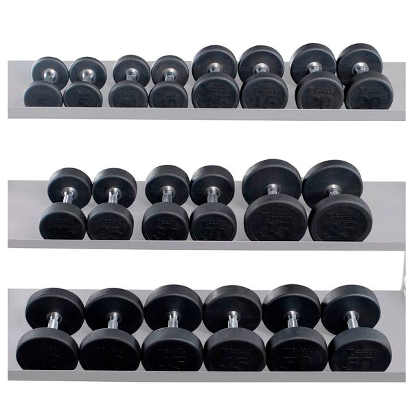Rubber Coated Round Dumbbell Sets