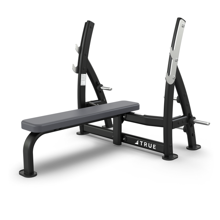 True XFW-7100 Supine Press Bench with Plate Holders