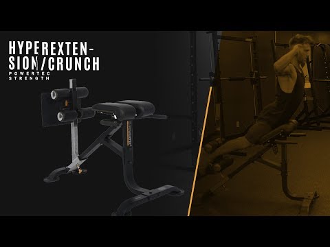 PowerTec Dual Hyperextension Crunch