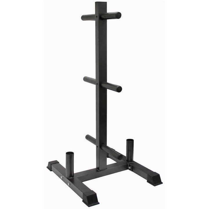 VTX Vertical Olympic Bumper Plate Rack with Bar Holders #GOPT - Storage
