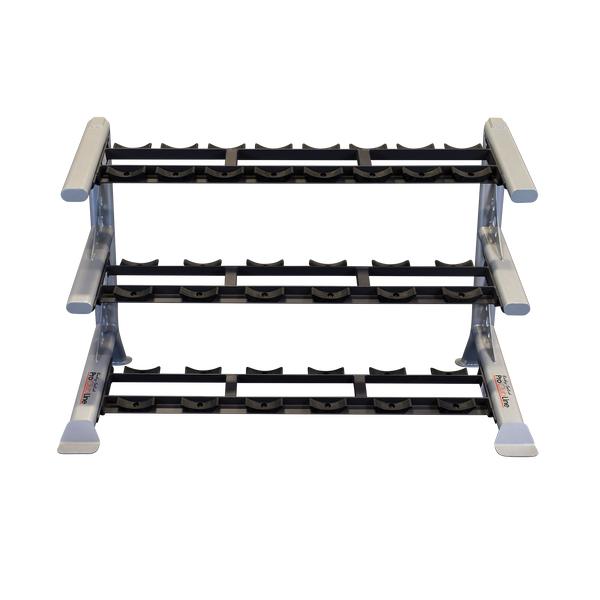 Body-Solid Pro Club Line 3 Tier Saddle Rack #SDKR1000SD - Storage