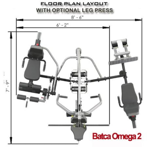 Batca Omega 2 Multi-Station Gym - Commercial Multi-station Gyms