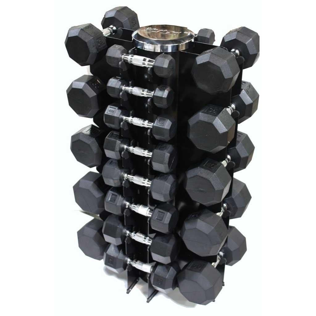 VTX 8-Sided Rubber Encased Dumbbells