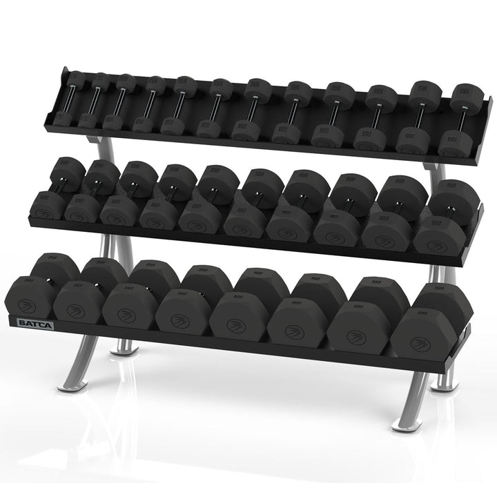 Batca 3 Tier 6 Foot Wide Dumbbell Rack FZ-11