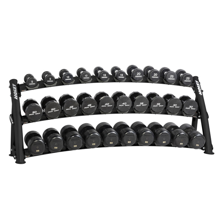 Hoist 3-Tier Horizontal Dumbbell Rack