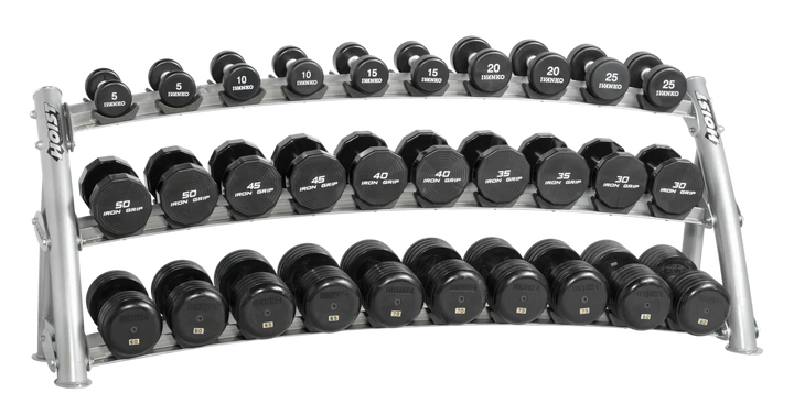 Hoist 3-Tier Horizontal Dumbbell Rack