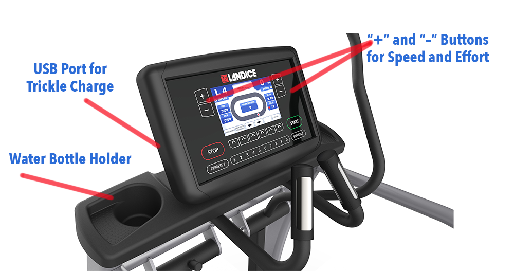 Landice E9 Achieve Elliptical Trainer