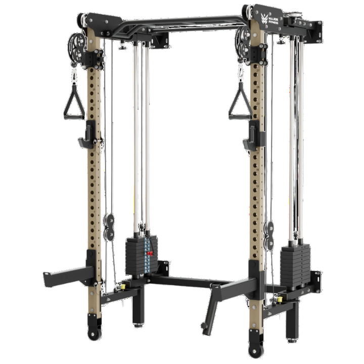 Major Fitness F35 Pro All-In-One Home Gym Wall-Mount Folding Power Rack