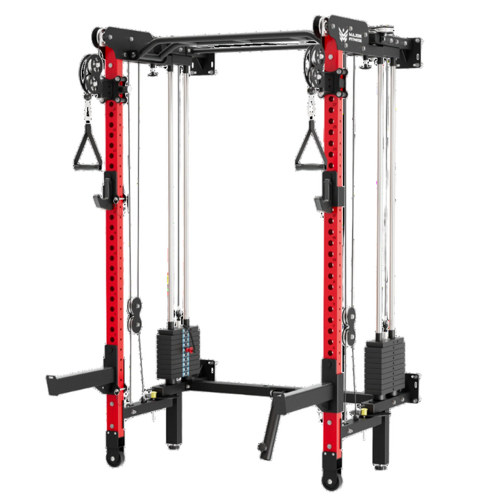 Major Fitness F35 Pro All-In-One Home Gym Wall-Mount Folding Power Rack