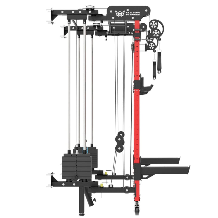 Major Fitness F35 Pro All-In-One Home Gym Wall-Mount Folding Power Rack
