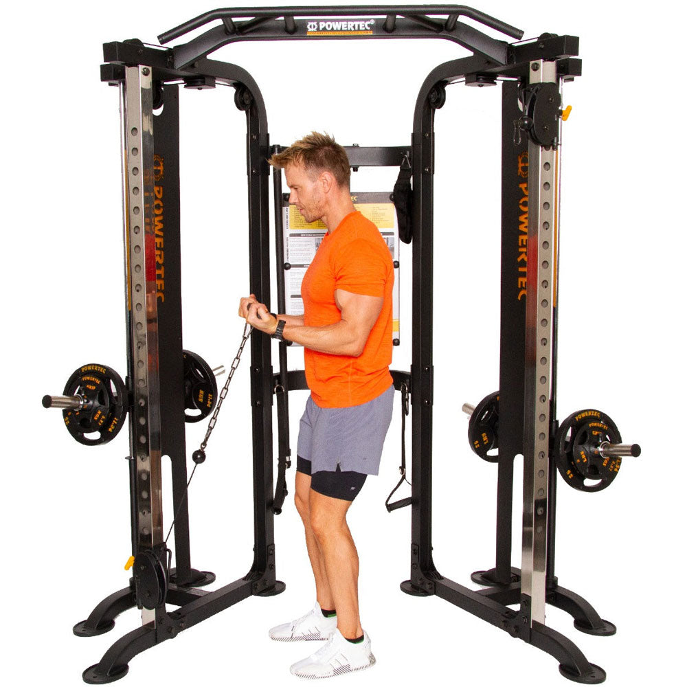 FREE WEIGHT STACKS - PowerTec Workbench Functional Trainer Deluxe