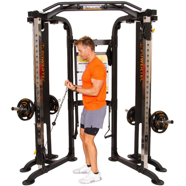FREE WEIGHT STACKS - PowerTec Workbench Functional Trainer Deluxe