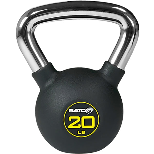 Batca 10-30lb Rubber Coated Kettlebell Set - Singles (5lb inc)