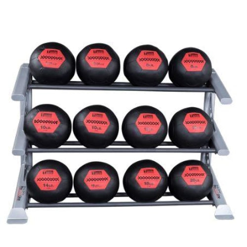 Body-Solid Pro Club Line 3 Tier Medicine Ball Rack #SDKR1000MBR - Medicine Balls