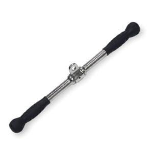 20 Multi-Purpose Straight Bar w/ Swivel & Rubber Grip #GSB-20SR - Cable Attachment Bars