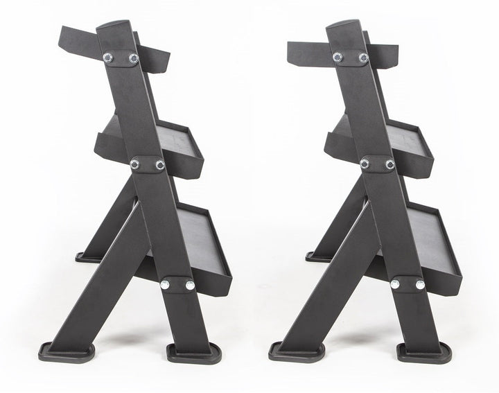 BodyCraft F530 46" 3-Tier Dumbbell and Accessories Rack (Base)