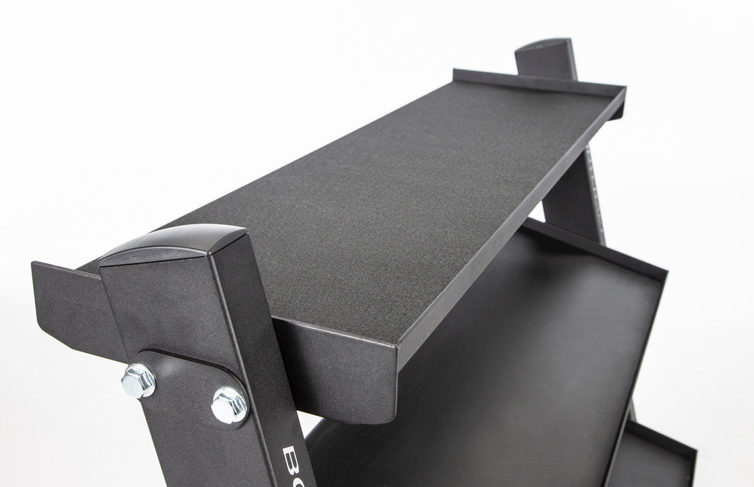 BodyCraft F530 46" 3-Tier Dumbbell and Accessories Rack (Base)