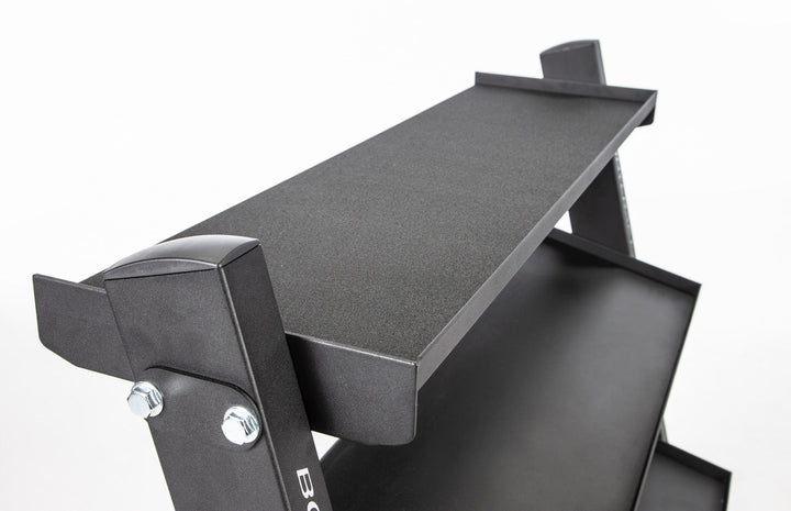 BodyCraft F530 46" 3-Tier Dumbbell and Accessories Rack (Base)