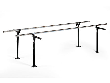 Hausmann Height and Width Adjustable Floor Mounted Parallel Bars #1340