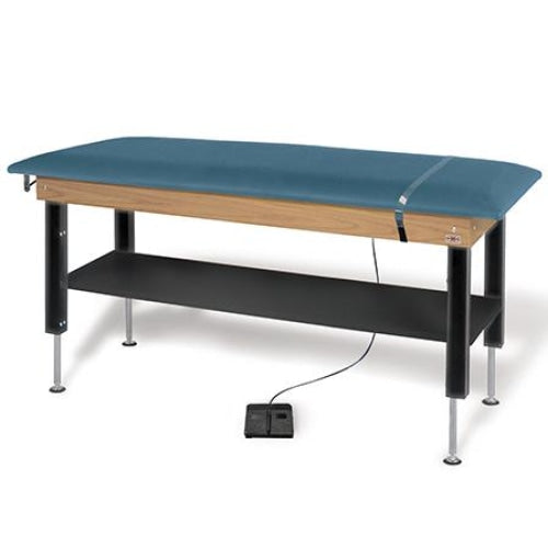 Hausmann Hi-Lo Power Bariatric Table with Shelf #4719
