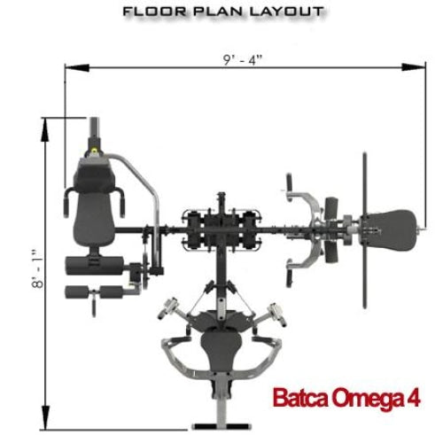 Batca Omega 4 Multi-Station Gym - Commercial Multi-station Gyms